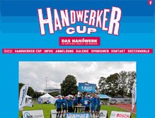 Tablet Screenshot of handwerkercup.info